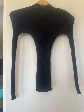 Proenza Schouler Black Knit Piece with Branded Tag